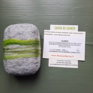 Savon feutré parfum jasmin